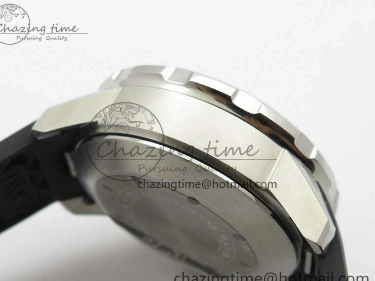 MIROTIME 0216 Aquatimer Chrono IW376702 SS BLS 1:1 Best Edition Black Dial on Black Rubber Strap A WellDesigned 7105